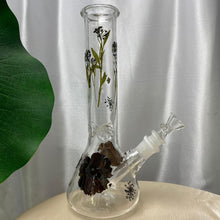 Load image into Gallery viewer, Black Flora Bong
