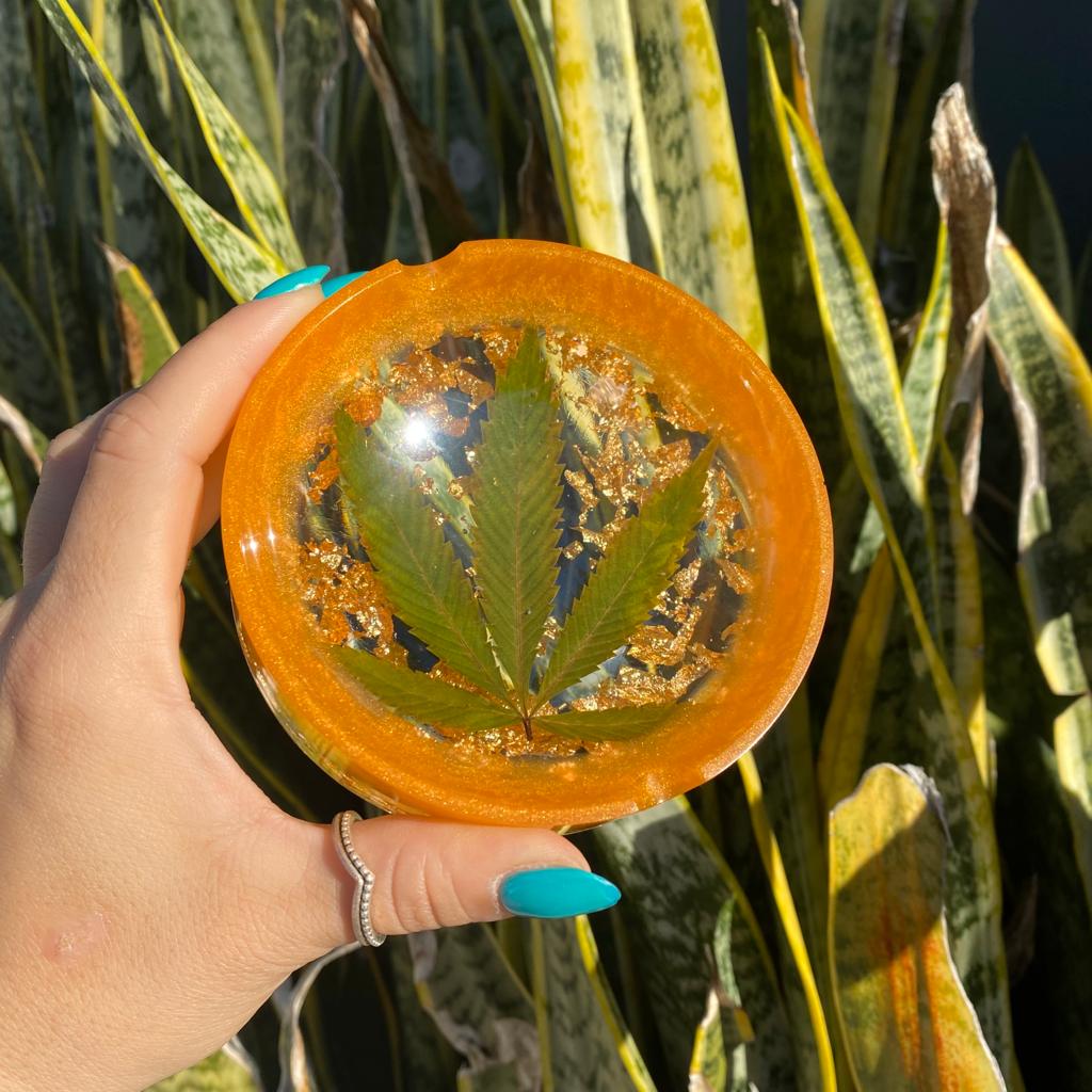 Classic Orange Ashtray II