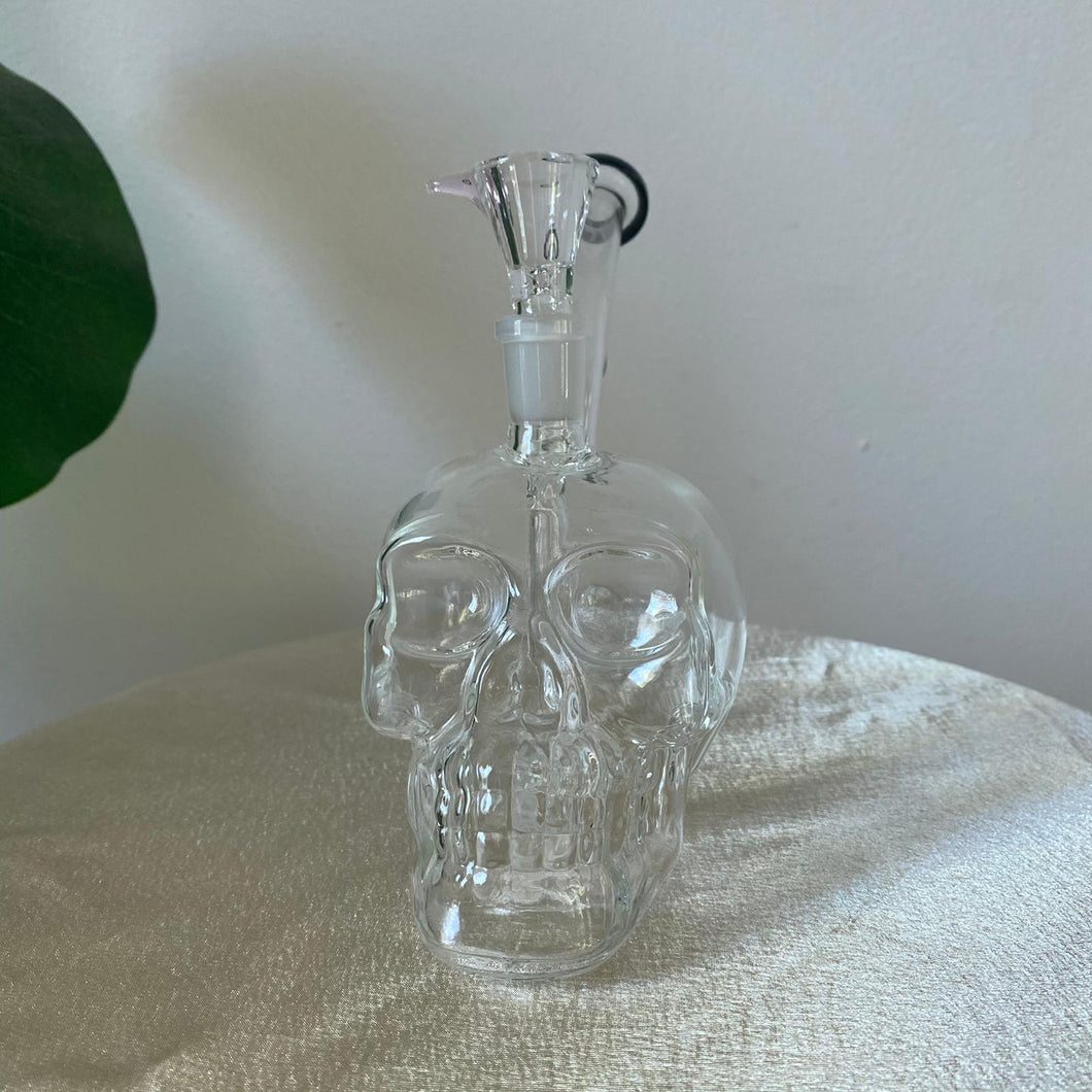 Clear Skull Bong