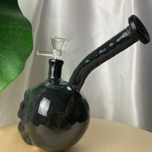 Load image into Gallery viewer, Glossy Black Skull Bong
