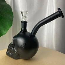 Load image into Gallery viewer, Matte Black Skull Bong
