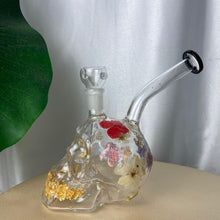 Load image into Gallery viewer, Multi Flora Skull Bong
