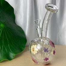 Load image into Gallery viewer, Skull Flora Purple Bong
